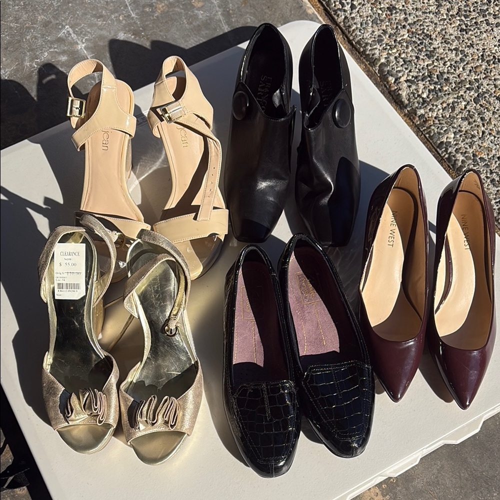 5pairs Guess Clark Nine West Franco Sarto Cathy Jean